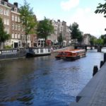 Amsterdam canal near Anne Frank House June, 2016