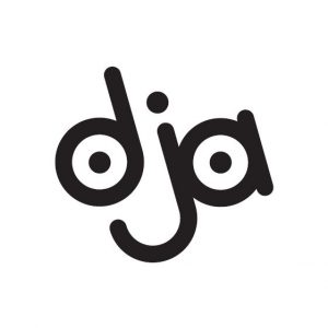 dja trademarked logo for Daniel J. Arthur, which is the pen name for Daniel Arthur Jones, writer and artist.